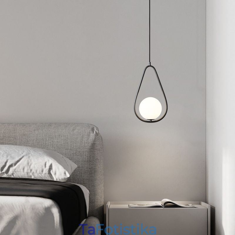 Μοντέρνο κρεμαστό φωτιστικό Globe Light Glass Water Drop κρεμαστό φωτιστικό