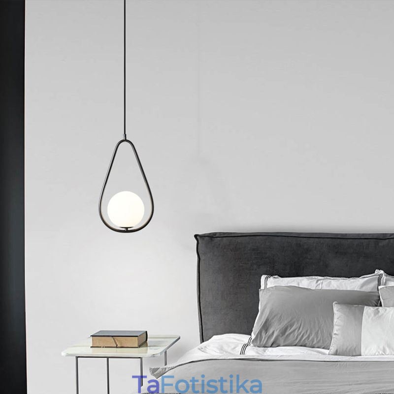 Μοντέρνο κρεμαστό φωτιστικό Globe Light Glass Water Drop κρεμαστό φωτιστικό