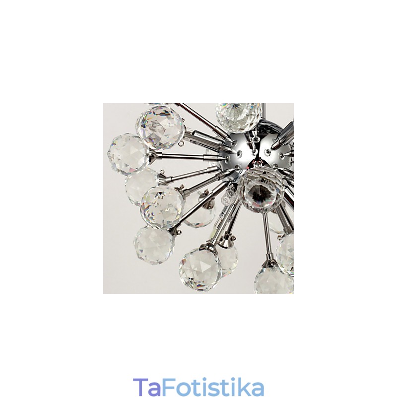 Μοντέρνο, μοντέρνο, κρυστάλλινο μίνι στιλ χρώμιο μεταλλικό πολυέλαιο χωνευτή βάση