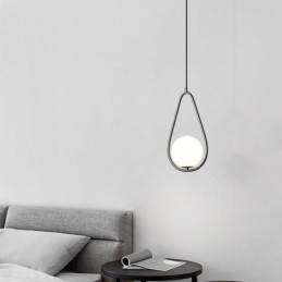 Μοντέρνο κρεμαστό φωτιστικό Globe Light Glass Water Drop κρεμαστό φωτιστικό