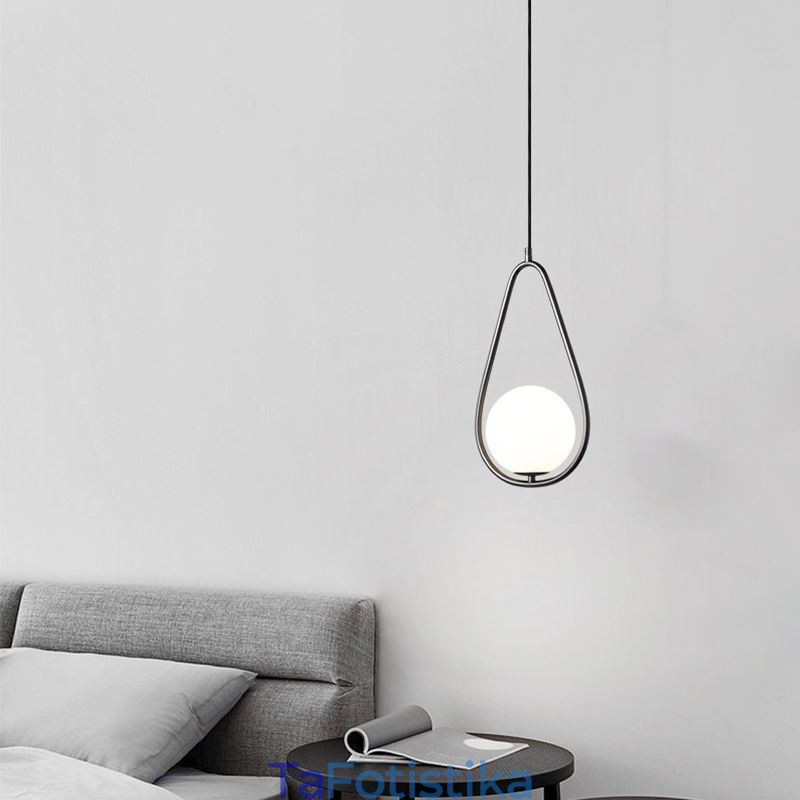 Μοντέρνο κρεμαστό φωτιστικό Globe Light Glass Water Drop κρεμαστό φωτιστικό
