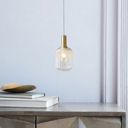 Μοντέρνο Κρεμαστό Φωτιστικό One Light Γυάλινο κρεμαστό Φωτιστικό Νησί