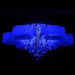 Τηλεχειριστήριο Flush Mount Crystal Included Modern Contemporary