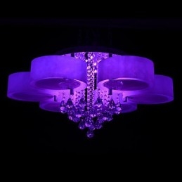 Τηλεχειριστήριο Flush Mount Crystal Included Modern Contemporary