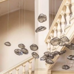 Creative Nordic κρεμαστό φως Γυάλινος πολυέλαιος Art Κρεμαστό φως
