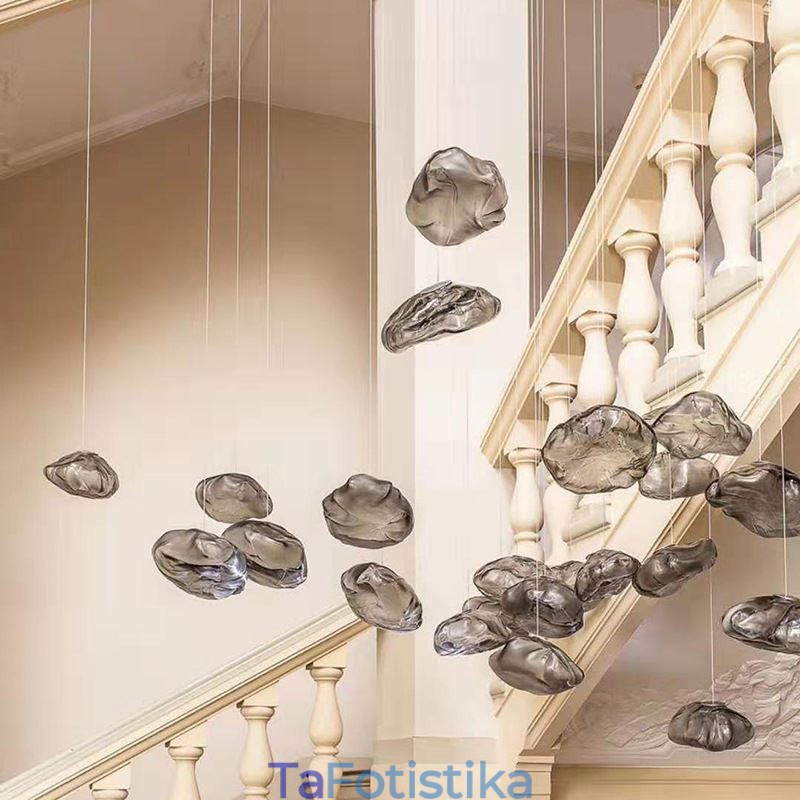 Creative Nordic κρεμαστό φως Γυάλινος πολυέλαιος Art Κρεμαστό φως