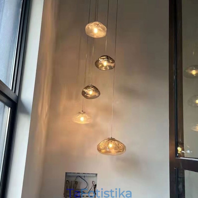 Creative Nordic κρεμαστό φως Γυάλινος πολυέλαιος Art Κρεμαστό φως