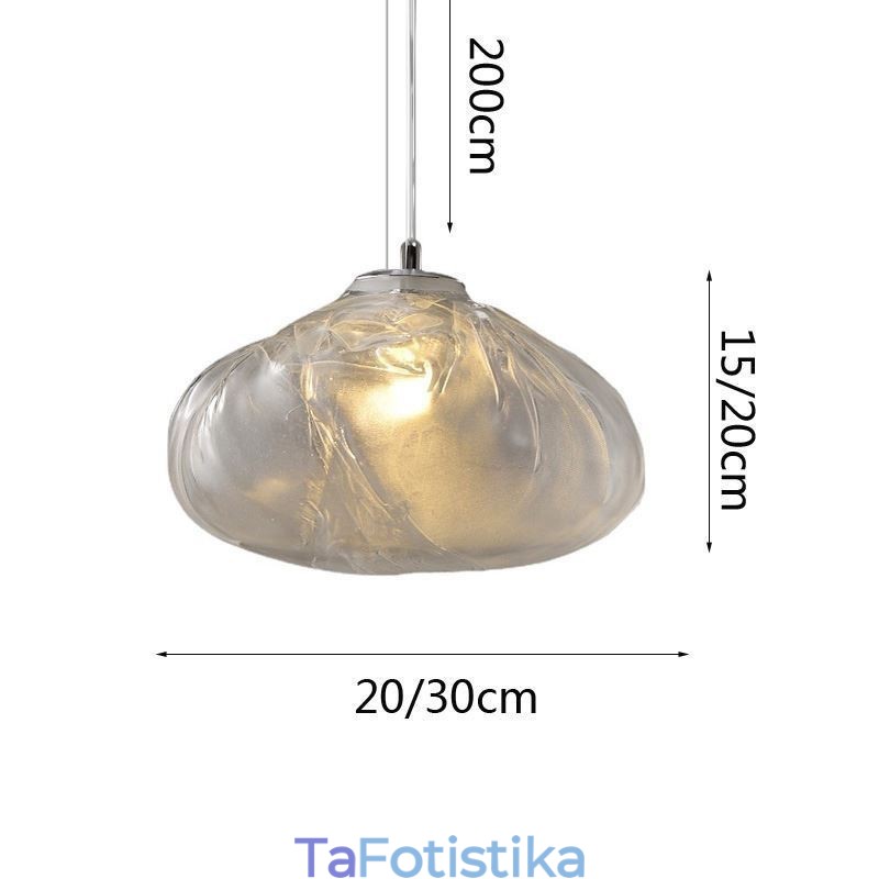 Creative Nordic κρεμαστό φως Γυάλινος πολυέλαιος Art Κρεμαστό φως