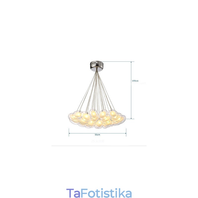 Chandelier 22 Lights G4 Retrofit Modern Contemporary