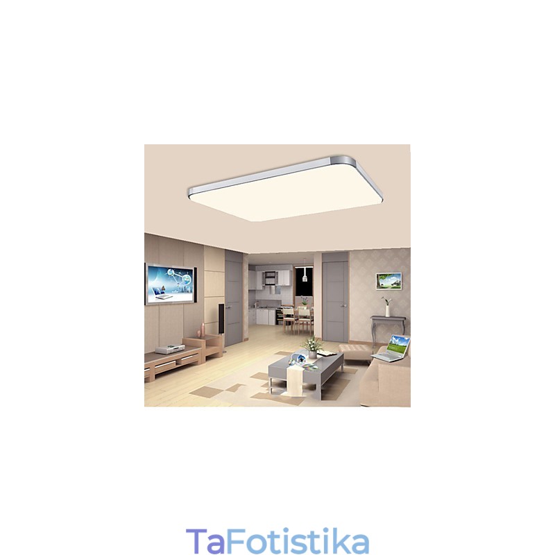 Flush Mounte Light Μοντέρνο φωτιστικό αλουμινίου, ορθογώνιο σχήμα Iphone 5 με ρυθμιζόμενο φως