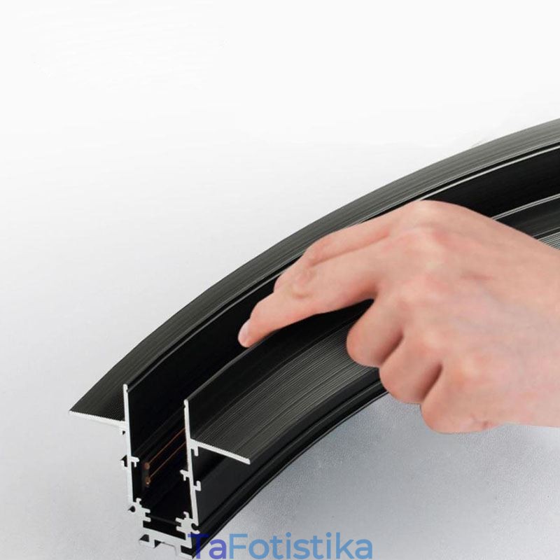 Κυκλικό Μαγνητικό Φωτιστικό Τροχιάς Χωνευτό Διακοσμητικό Φωτιστικό Σποτ 80εκ