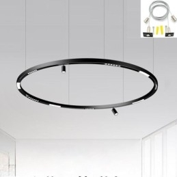 Χωνευτές ράγες φωτισμού τροχιάς Στρογγυλές μαγνητικές λωρίδες τροχιάς αλουμινίου