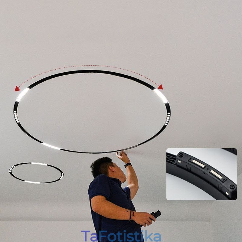 Φωτιστικό πλέγμα τροχιάς Μαγνητικό πλέγμα σε εσοχή