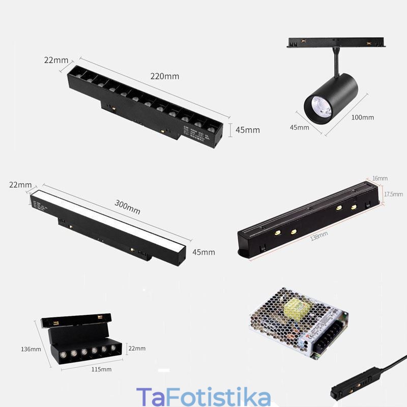 Χωνευτός Μαγνητικός Φωτιστικός Φωτισμός Πορείας Διακοσμητικός Φωτισμός 3M*2