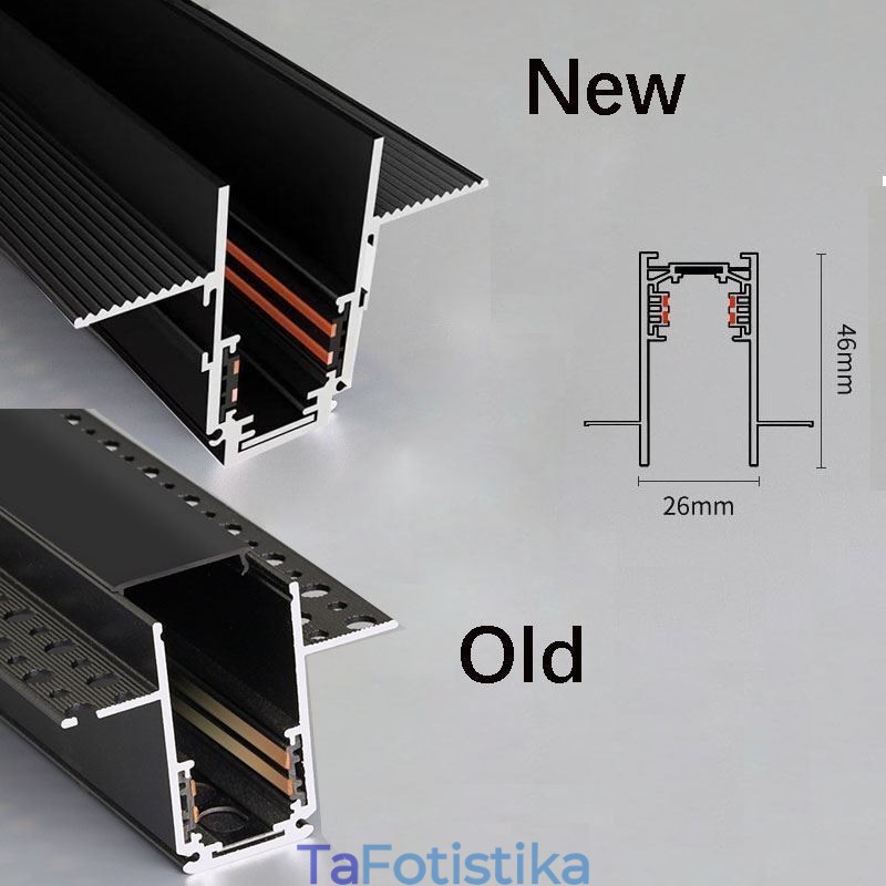 Χωνευτός Μαγνητικός Φωτιστικός Φωτισμός Πορείας Διακοσμητικός Φωτισμός 3M*2