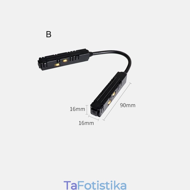 Αξεσουάρ φωτισμού μαγνητικής τροχιάς Χωνευτή γωνιακή σύνδεση σιδηροτροχιάς