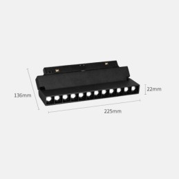 Μαγνητική αναδιπλούμενη μάσκα ράγας Spotlight 36V