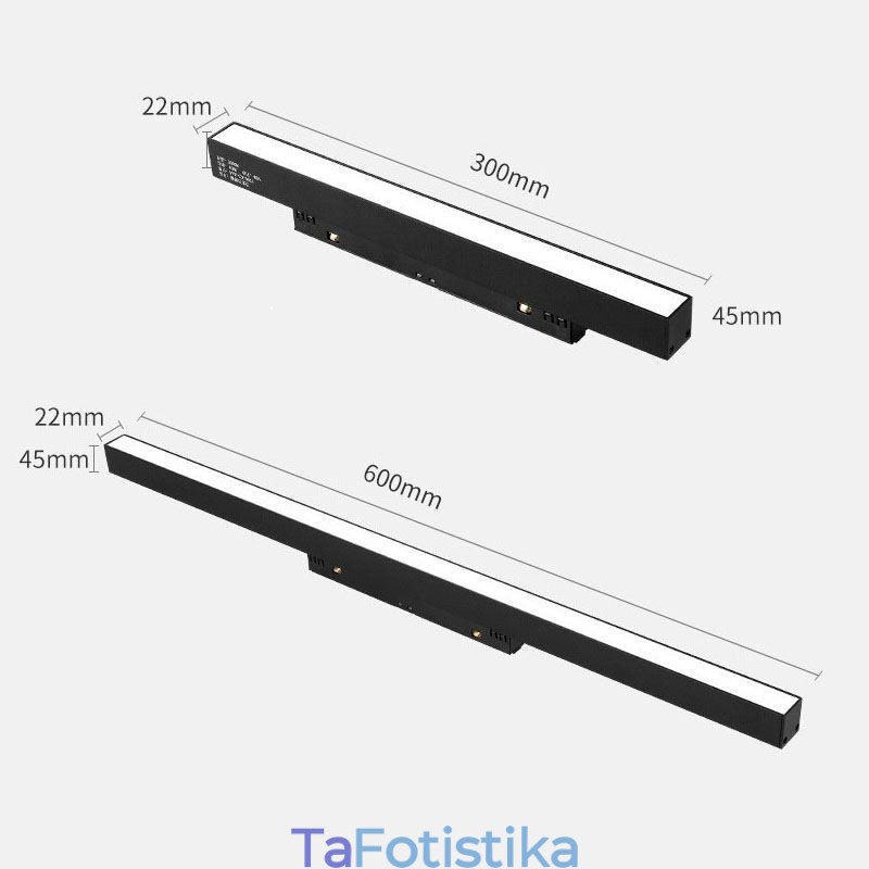 Track Linear Light Magnetic Recessed Spotlight Floodlight 36V