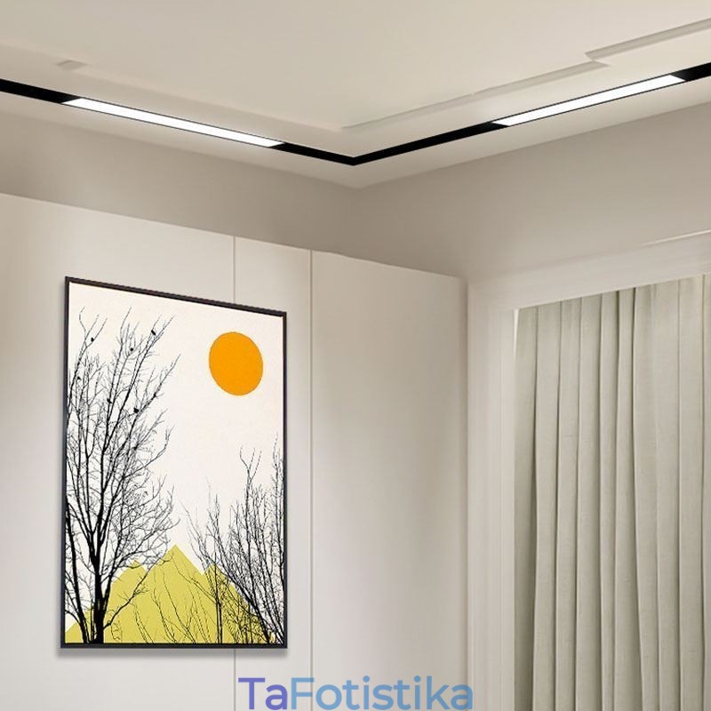 Track Linear Light Magnetic Recessed Spotlight Floodlight 36V