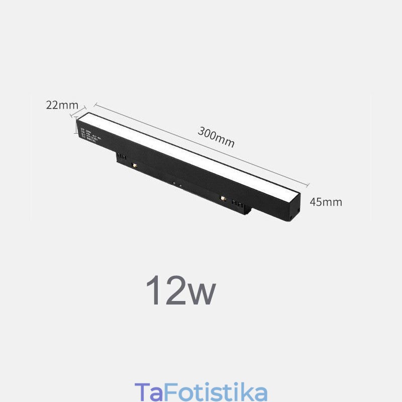 Track Linear Light Magnetic Recessed Spotlight Floodlight 36V