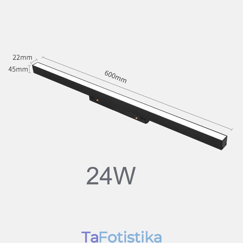 Track Linear Light Magnetic Recessed Spotlight Floodlight 36V