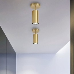 Φωτιστικό οροφής Nordic Brass Flush Mount