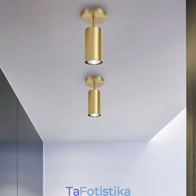 Φωτιστικό οροφής Nordic Brass Flush Mount