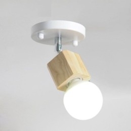 Απλό Mini Spotlight Μοντέρνο λευκό φωτιστικό οροφής (μονόφωτο)
