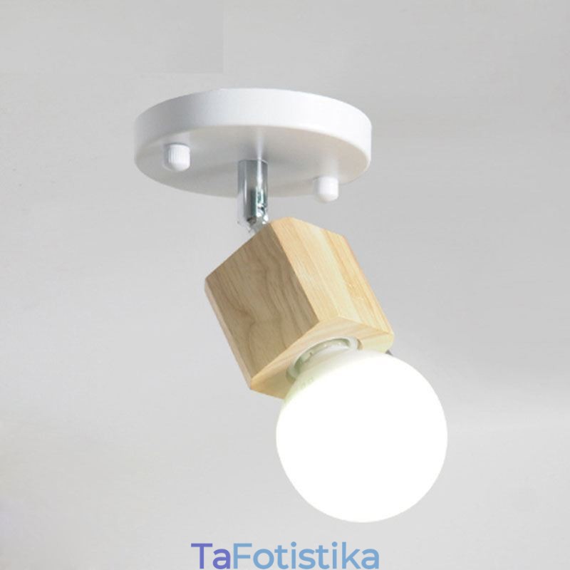 Απλό Mini Spotlight Μοντέρνο λευκό φωτιστικό οροφής (μονόφωτο)