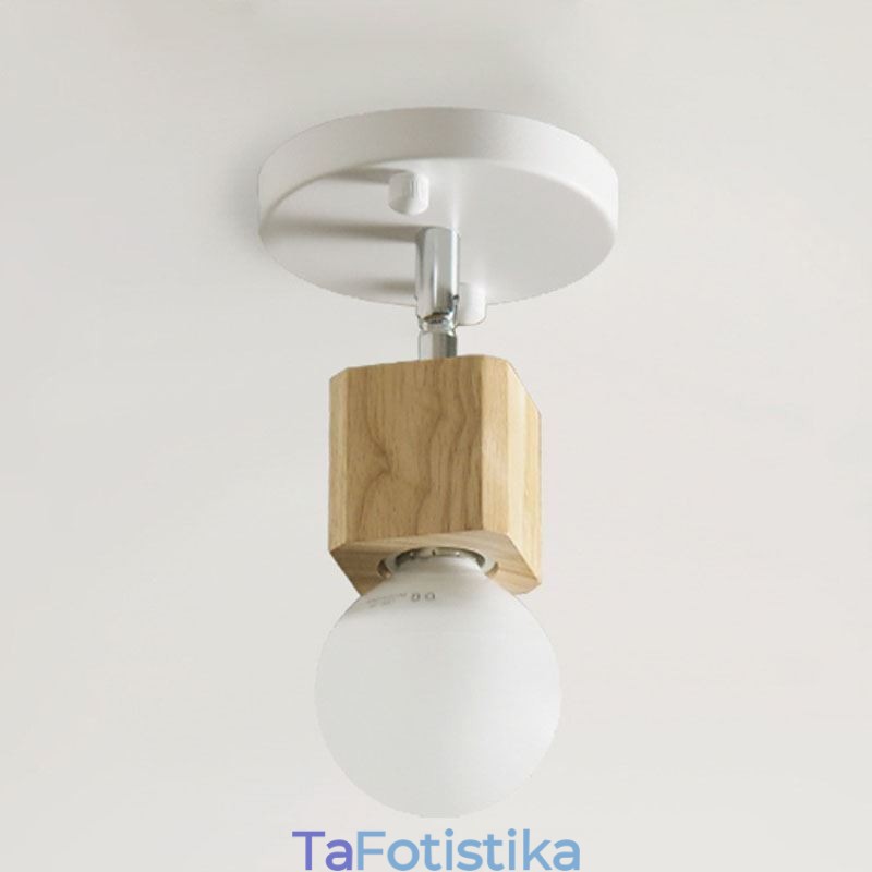 Απλό Mini Spotlight Μοντέρνο λευκό φωτιστικό οροφής (μονόφωτο)