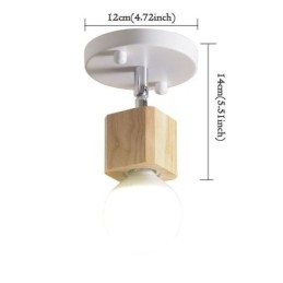 Απλό Mini Spotlight Μοντέρνο λευκό φωτιστικό οροφής (μονόφωτο)