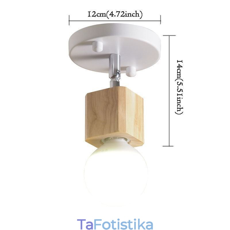 Απλό Mini Spotlight Μοντέρνο λευκό φωτιστικό οροφής (μονόφωτο)