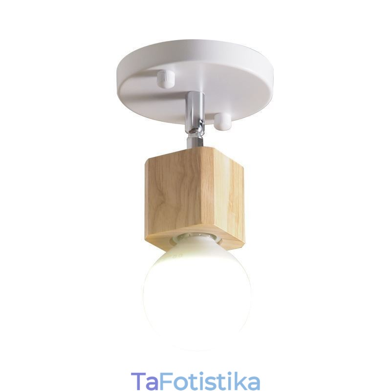 Απλό Mini Spotlight Μοντέρνο λευκό φωτιστικό οροφής (μονόφωτο)