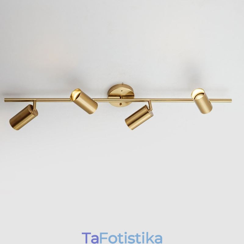 Μοντέρνο απλό φωτιστικό οροφής αλουμινίου Spotlight