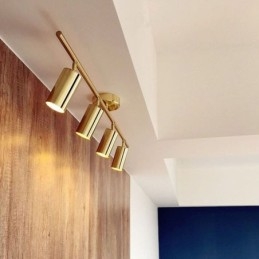 Μοντέρνο απλό φωτιστικό οροφής αλουμινίου Spotlight