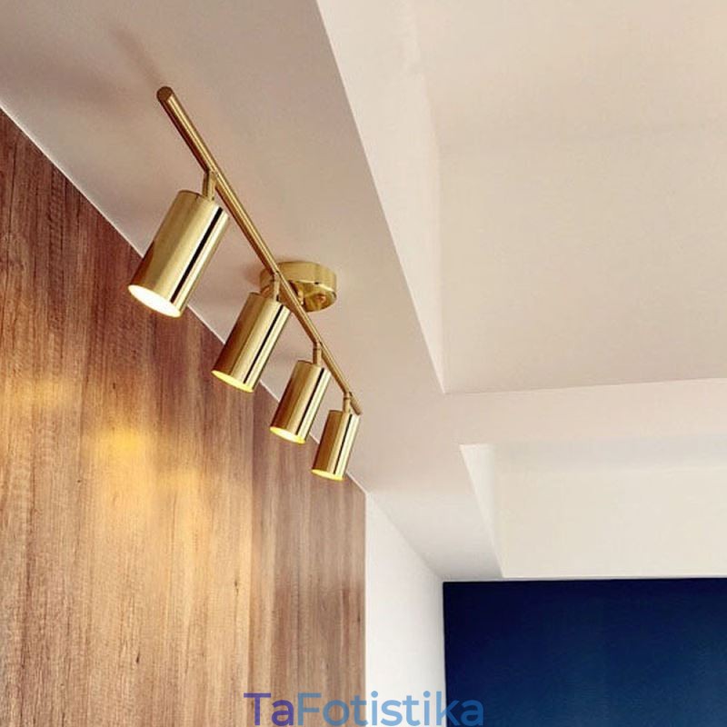 Μοντέρνο απλό φωτιστικό οροφής αλουμινίου Spotlight