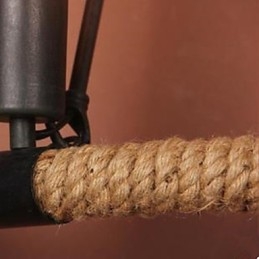 Συμφωνημένο Φωτιστικό Σκάλας Μπαλκονιού Ημικυκλικό Φωτιστικό τοίχου από σχοινί κάνναβης