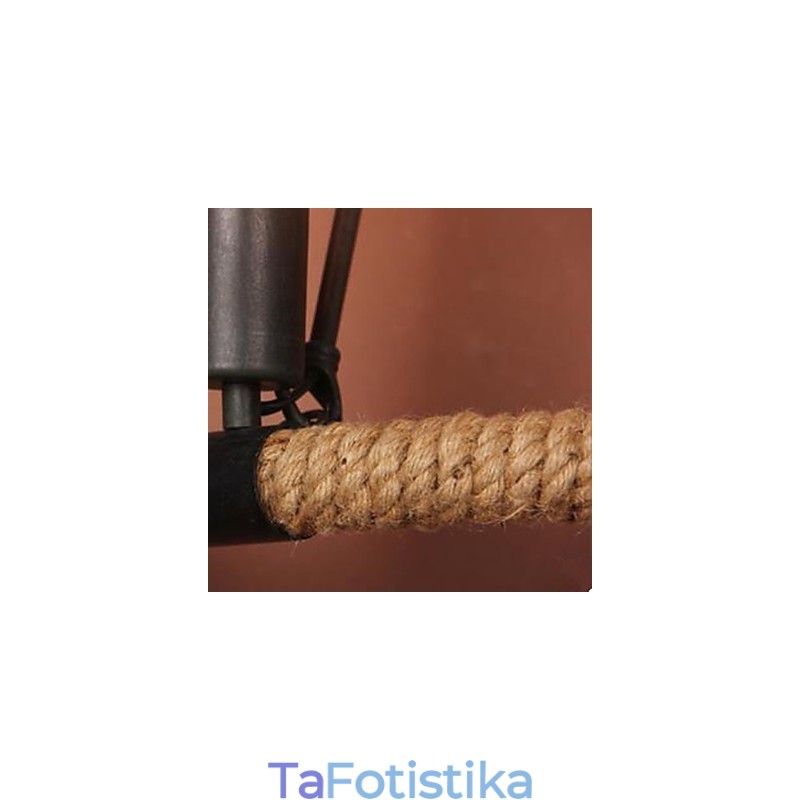 Συμφωνημένο Φωτιστικό Σκάλας Μπαλκονιού Ημικυκλικό Φωτιστικό τοίχου από σχοινί κάνναβης