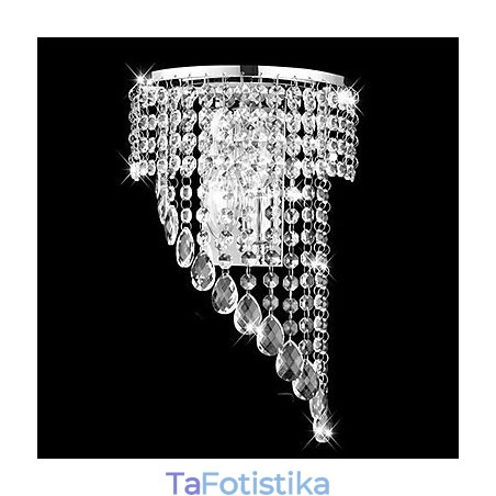 Φωτιστικά τοίχου Crystal Flush Mount Modern Contemporary Metal Φωτιστικά τοίχου Crystal Flush Mount Modern Contemporary Metal