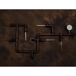 Απλίκες Τοίχου Rustic Lodge Metal