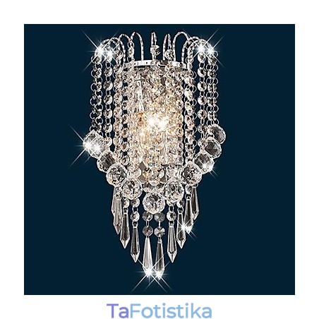 Φωτιστικά τοίχου Crystal Flush Mount Modern Contemporary Metal Φωτιστικά τοίχου Crystal Flush Mount Modern Contemporary Metal