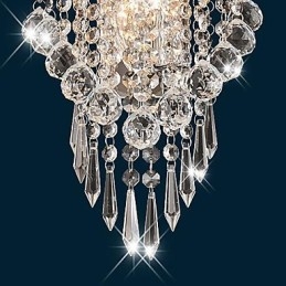 Φωτιστικά τοίχου Crystal Flush Mount Modern Contemporary Metal