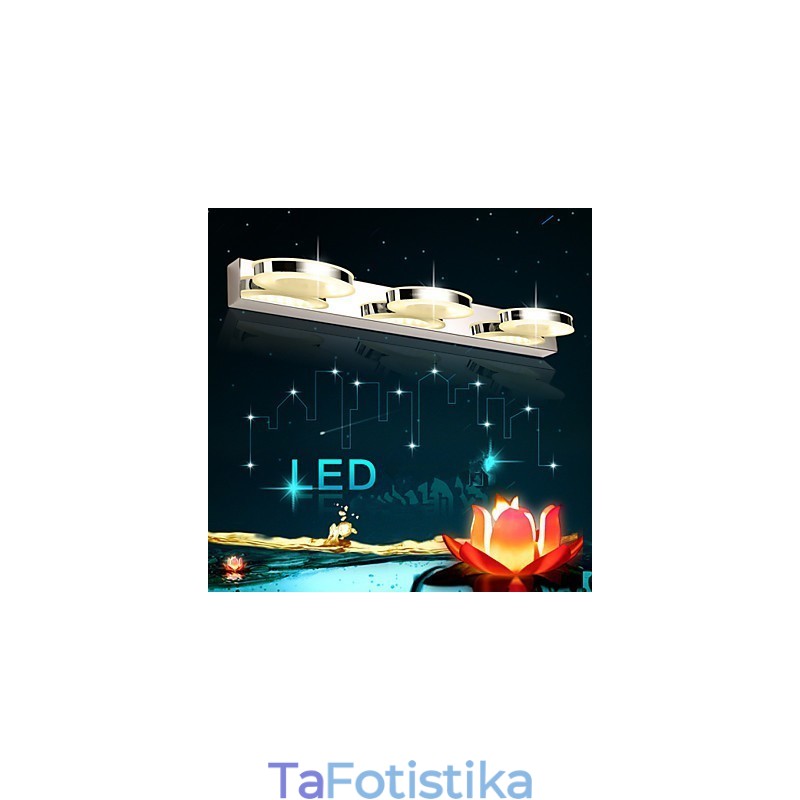 Φωτισμός Μπάνιου Μοντέρνο Σύγχρονο Μέταλλο