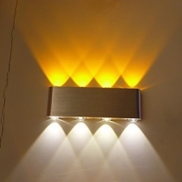 Multi T Έγχρωμο Φωτιστικό Θερμοκρασίας Creative Bar Μοντέλο Απλίκες Τοίχου Μεταλλικές 85 265V