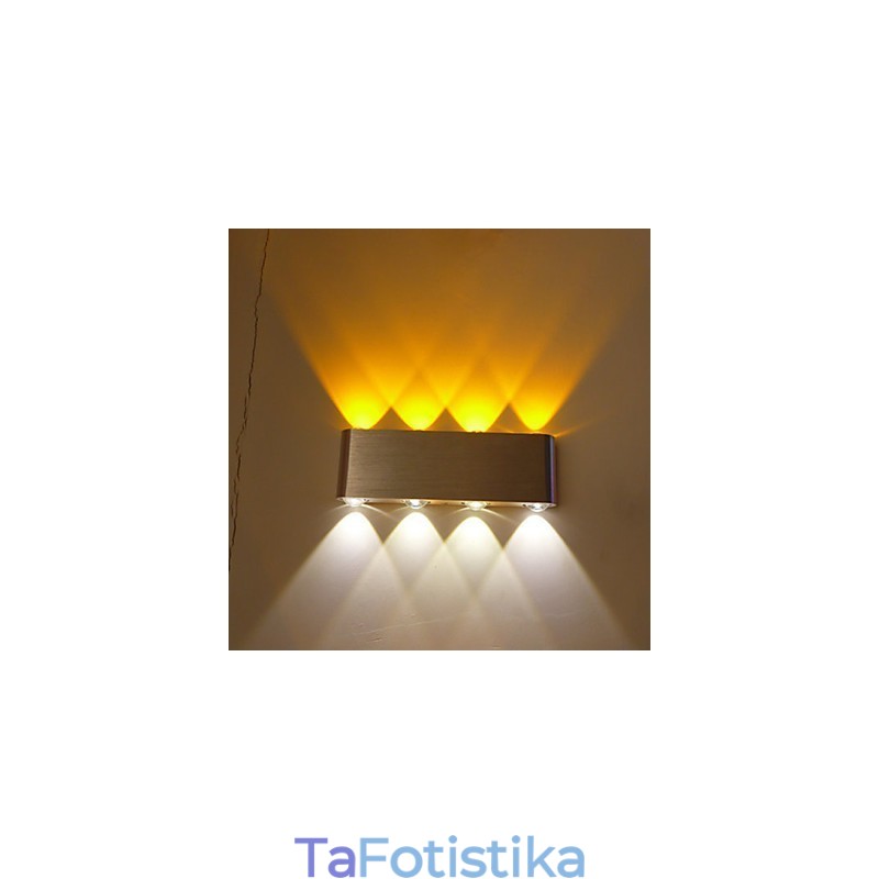 Multi T Έγχρωμο Φωτιστικό Θερμοκρασίας Creative Bar Μοντέλο Απλίκες Τοίχου Μεταλλικές 85 265V
