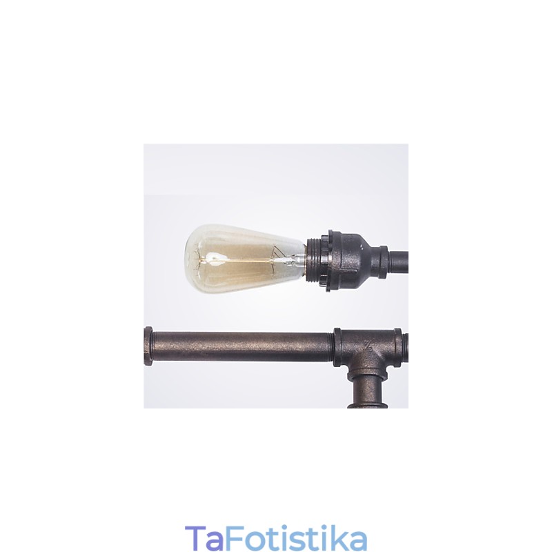 Vintage Βιομηχανικό Επιτοίχιο Φωτιστικό Μπάνιου Κουζίνα Τραπεζαρία Σωλήνας Edison Light Luxury Dining Bar Απλίκες Lamparas FJ DB2 014A0