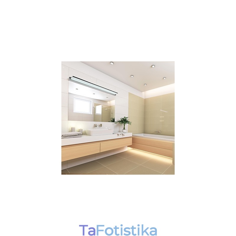 Φωτιστικό καθρέφτη από ανοξείδωτο ατσάλι και ακρυλικό