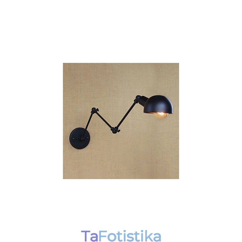 Retro Industrial Style Asle Stairs Διάδρομος Μακρύς βραχίονας Επιτοίχιος Φωτιστικό από σφυρήλατο σίδερο Μπαλκόνι Εστιατόριο Μπαρ