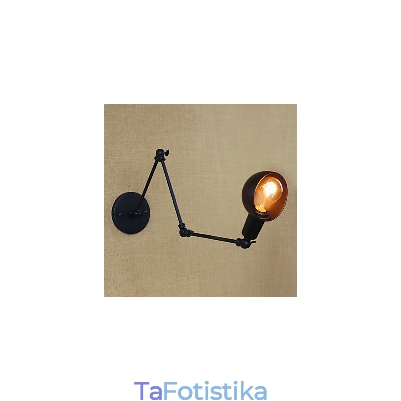 Retro Industrial Style Asle Stairs Διάδρομος Μακρύς βραχίονας Επιτοίχιος Φωτιστικό από σφυρήλατο σίδερο Μπαλκόνι Εστιατόριο Μπαρ