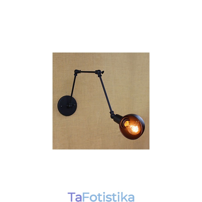 Retro Industrial Style Asle Stairs Διάδρομος Μακρύς βραχίονας Επιτοίχιος Φωτιστικό από σφυρήλατο σίδερο Μπαλκόνι Εστιατόριο Μπαρ
